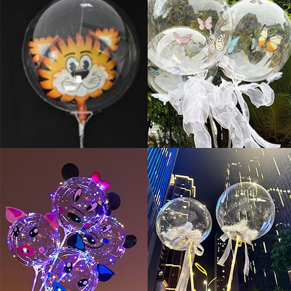 Bong bóng bobo có thể được kết hợp với cái gì?