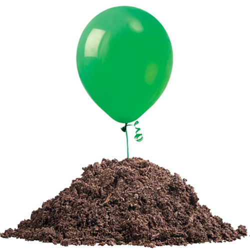 Bong bóng cao su có thể được tái chế