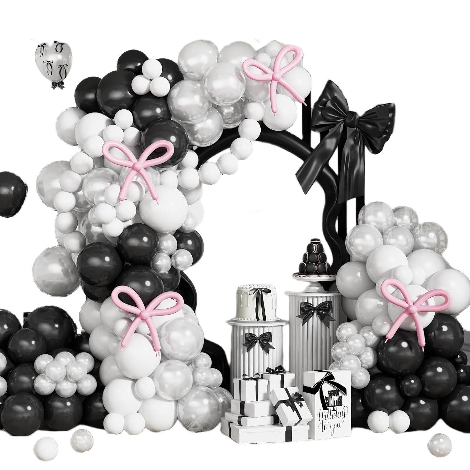 Bow Balloon Arch Vòng hoa