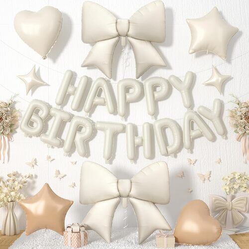 Bộ bóng bay thắt nơ sinh nhật