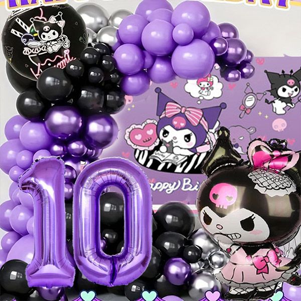Phim hoạt hình Kuromi Balloon Kit