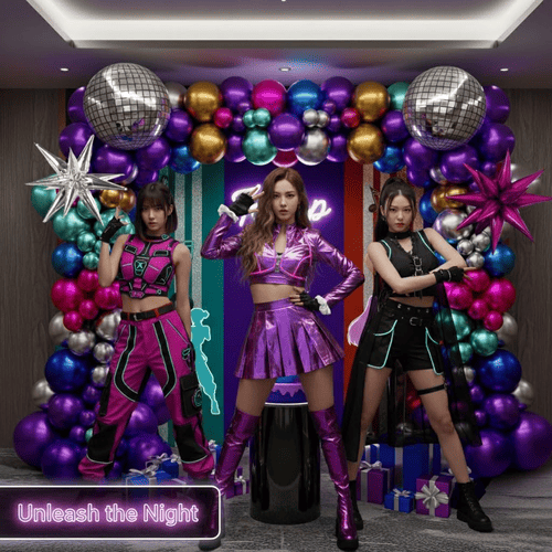 Bộ vòm bóng bay disco