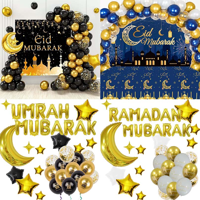 Bộ dụng cụ Vòng hoa Balloon Eid Al-Fitr