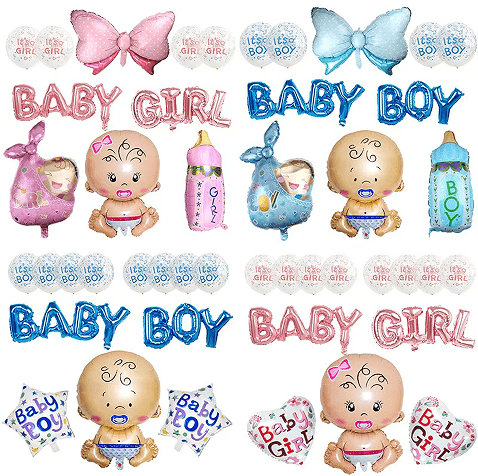 Giới tính tiết lộ bong bóng