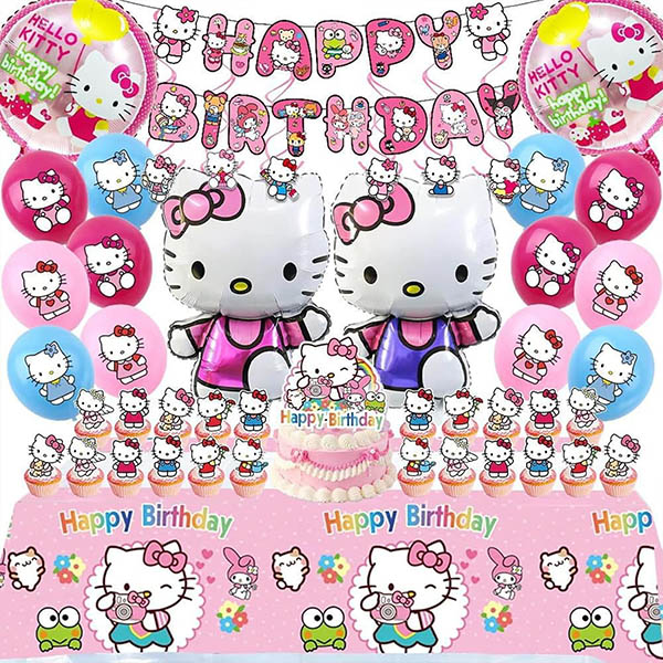 Hello Kitty theo chủ đề Balloon