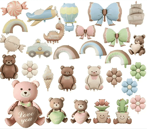 Bóng bay giấy mờ mờ