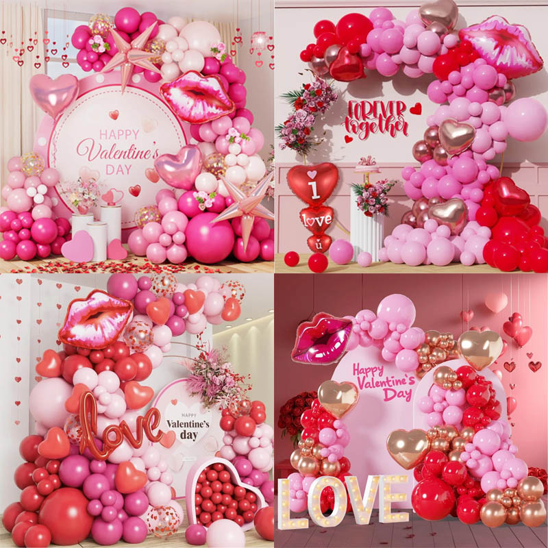 Ngày Valentine Balloon Garland Set